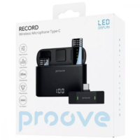 Бездротовий петличний мікрофон Proove Record Universal (Type-C + Lightning)