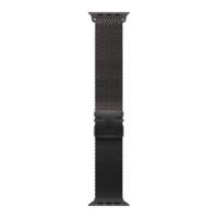 Apple Watch Ultra 2 49mm Black Titanium Case with Black Titanium Milanese Loop (Medium) 2024 (MX5U3)