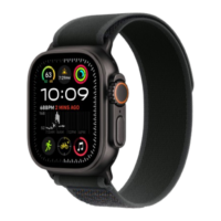 Apple Watch Ultra 2 49mm Black Titanium Case with Black Trail Loop S/M 2024 (MX4U3)