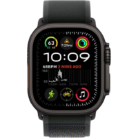 Apple Watch Ultra 2 49mm Black Titanium Case with Black Trail Loop S/M 2024 (MX4U3)