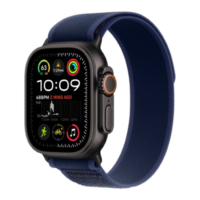 Apple Watch Ultra 2 49mm Black Titanium Case with Blue Trail Loop M/L 2024 (MYTJ3/ MYQ83)
