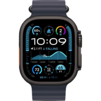 Apple Watch Ultra 2 49mm Black Titanium Case with Navy Ocean Band 2024 (MYTC3/ MYPA3)