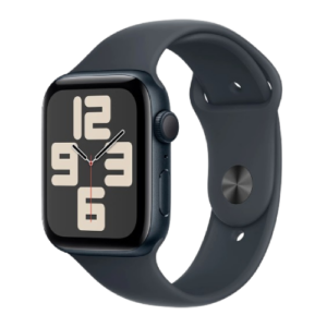 Apple Watch Series SE 2024 GPS 44mm Midnight Aluminium Case with Midnight Sport Band - S/M (MXEJ3)