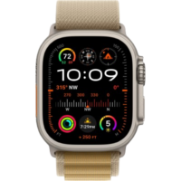 Apple Watch Ultra 2 49mm Natural Titanium Case with Tan Alpine Loop (MX4H3) (Large) 2024