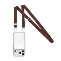 Комплект Aiva Clear – широкий ремінець Earth Brown (Silver)