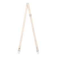 Aiva White Chalk – Wide White Chalk (Silver) Strap Set for iPhone 17