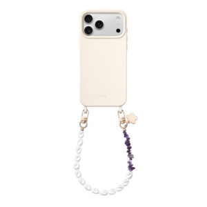 Aiva White Chalk – Amethyst Whisper Chain Set for iPhone 17 Air