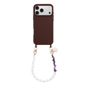 Aiva Earth Brown – Amethyst Whisper Chain Set for iPhone 17 Air