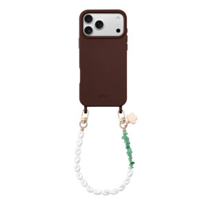 Aiva Earth Brown – Jade Glow Chain Set for iPhone 17 Air