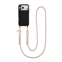 Aiva Black – Blush Dream Gold Strap Set for iPhone 17 Pro Max