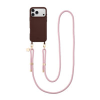 Aiva Earth Brown – Blush Dream Gold Strap Set for iPhone 17 Air