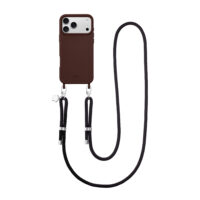 Aiva Earth Brown – Black Silver Strap Set for iPhone 17 Air