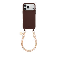 Aiva Earth Brown – Chain Gold Set for iPhone 17