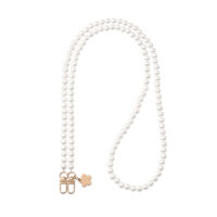 Комплект aiva White Chalk – Classic Round Pearl Chain Gold