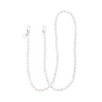 Комплект aiva Clear with MagSafe – Baroque Pearl Strap Silver