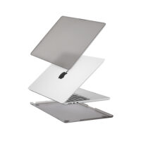 Чохол-накладка aiva для MacBook Pro 14” (2021–2026) — Transparent Black Matte