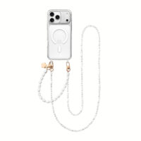Комплект aiva Clear with MagSafe Emily – Baroque Pearl Strap Gold