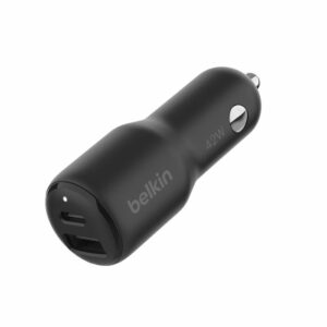 Автомобільна зарядка Belkin в прикурювач USB-C + USB-A 42W