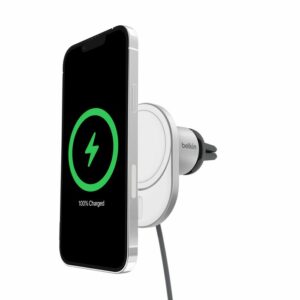 Магнітний автомобільний тримач Belkin з бездротовою зарядкою MagSafe 15W