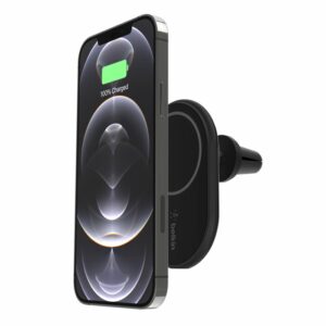 Магнітний автомобільний тримач Belkin з бездротовою зарядкою MagSafe 10W