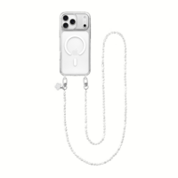 Комплект aiva Clear with MagSafe – Baroque Pearl Strap Silver