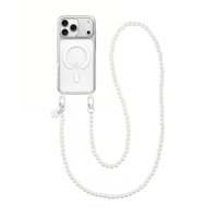 Комплект aiva Clear with MagSafe – Classic Round Pearl Chain Silver