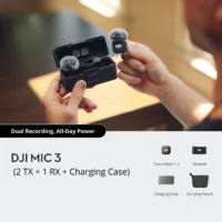 Мікрофон DJI Mic 3 (2 TX + 1 RX + Charging Case)