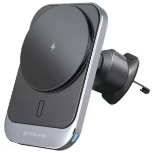 Магнітний автомобільний тримач Proove Square Magnetic Pro з бездротовою зарядкою MagSafe 15W