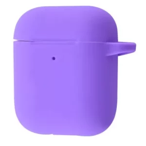 Чохли з карабіном для AirPods 1/2 (light purple)