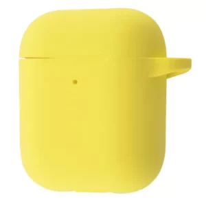 Чохли з карабіном для AirPods 1/2 (yellow)